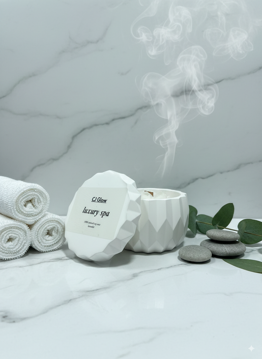 Luxury Spa ā lavender candle