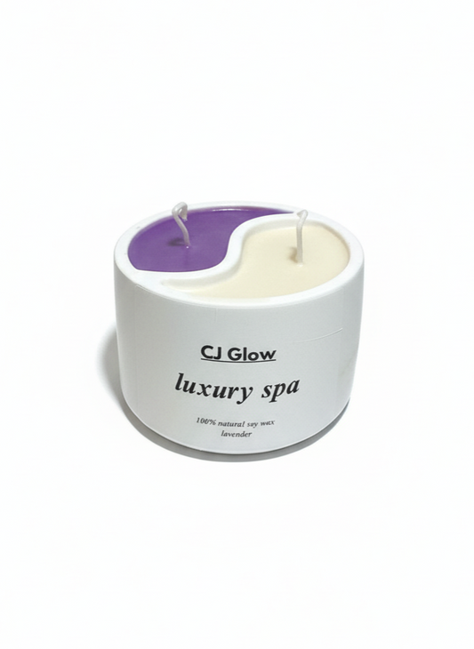 Luxury Spa Resin Vase – Candle