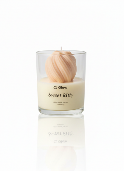 Sweet Kitty – strawberry candle