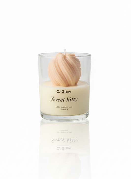 Sweet Kitty – strawberry candle